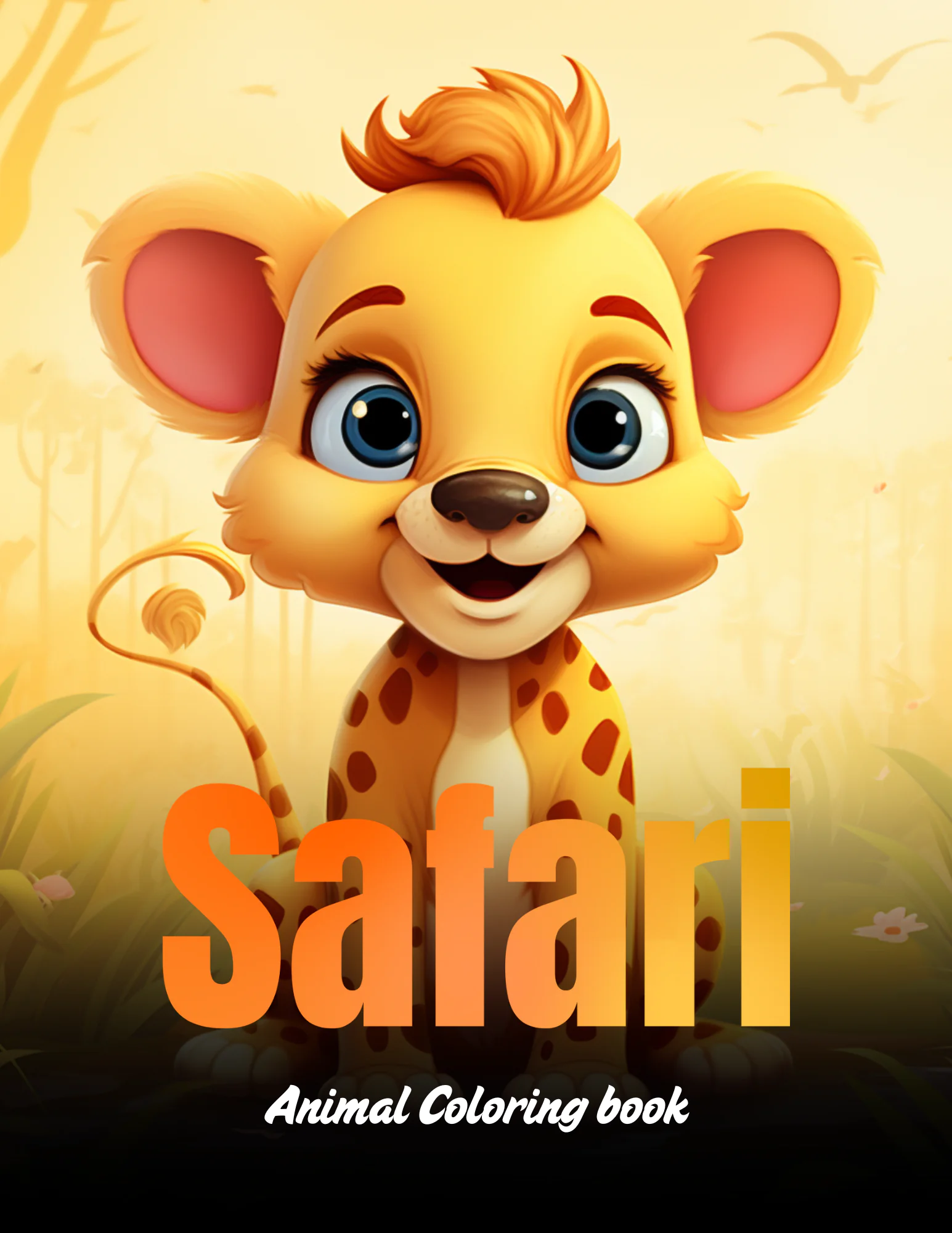 Safari Coloring Book for Kids