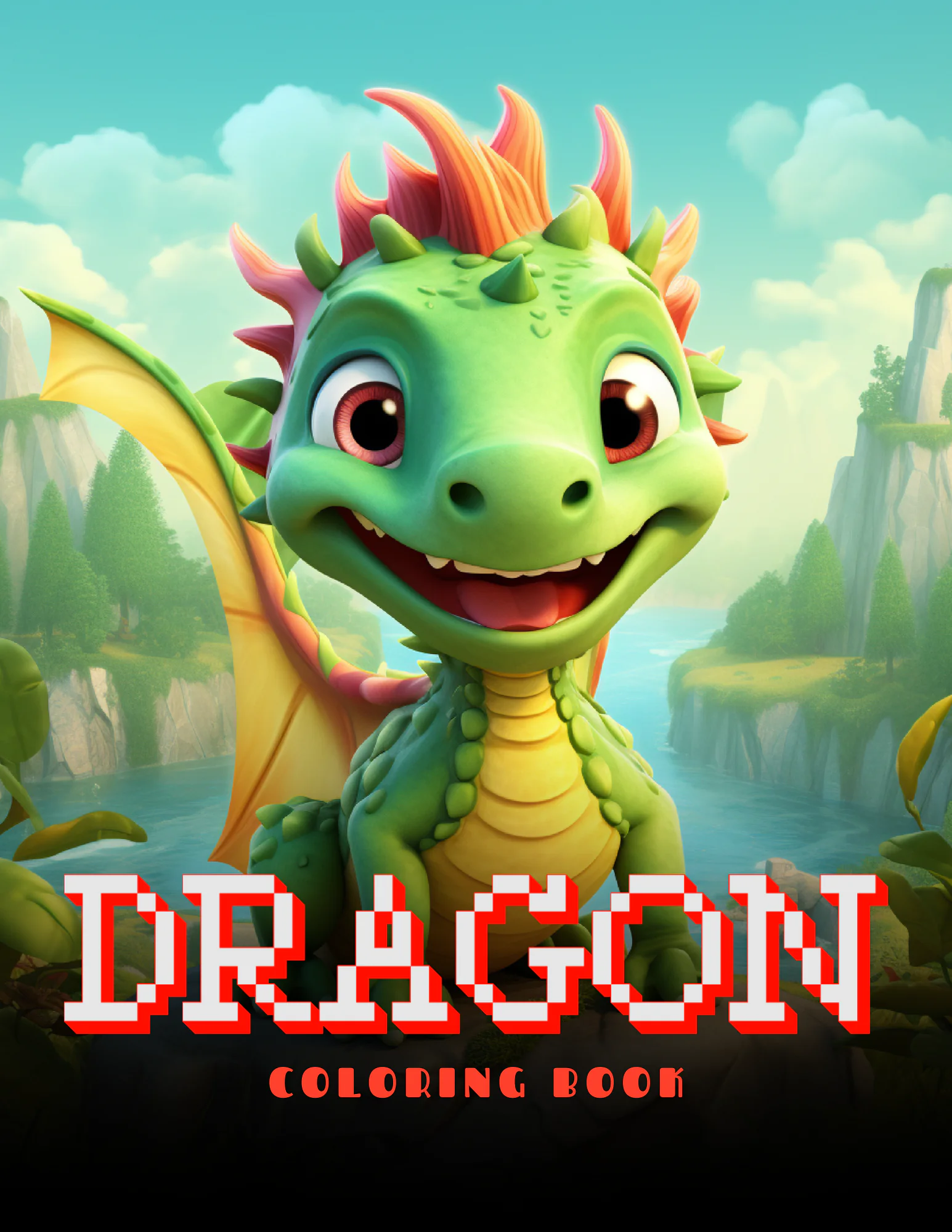 Dragon Coloring Book for Kids