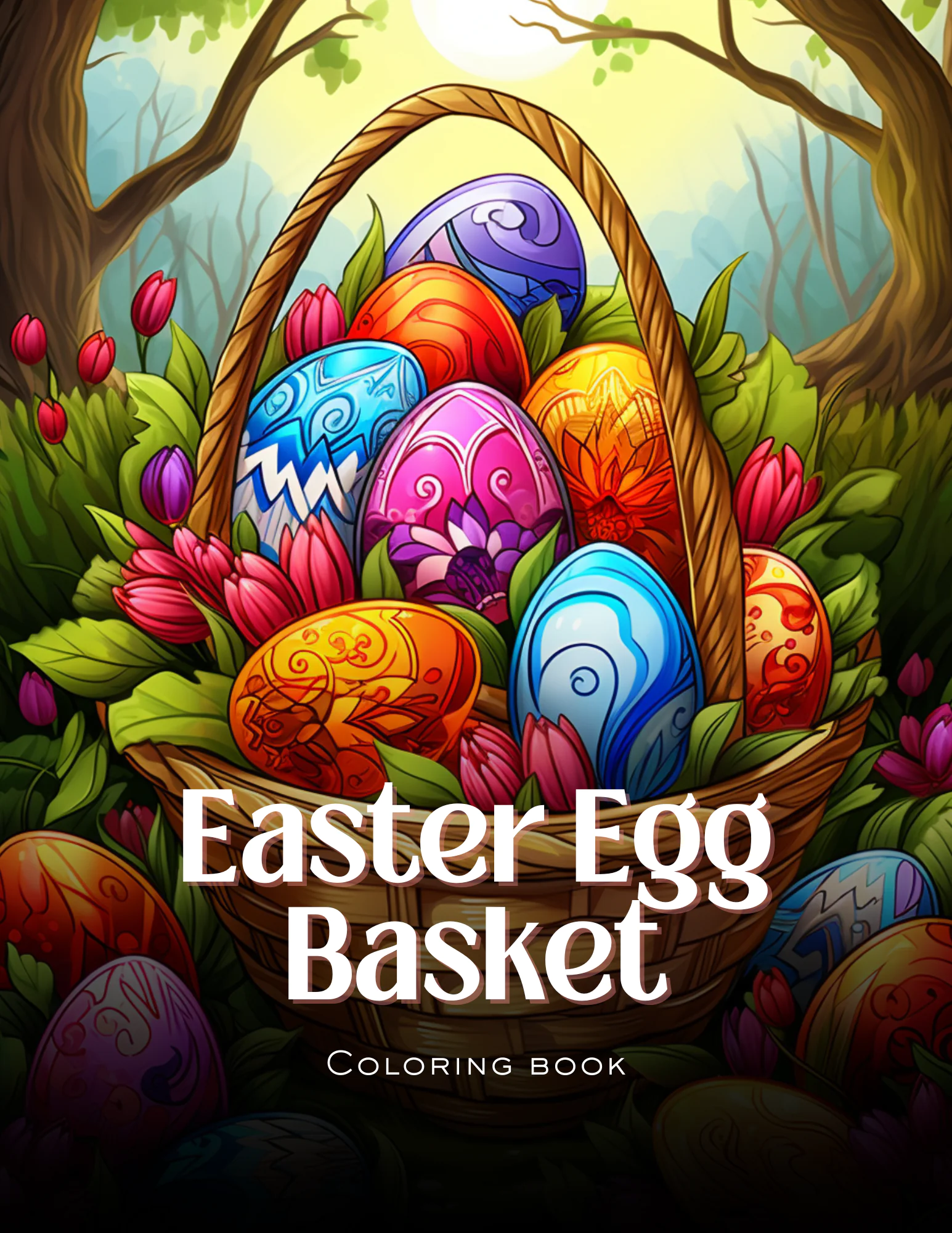 Easter Egg Basket for Kids