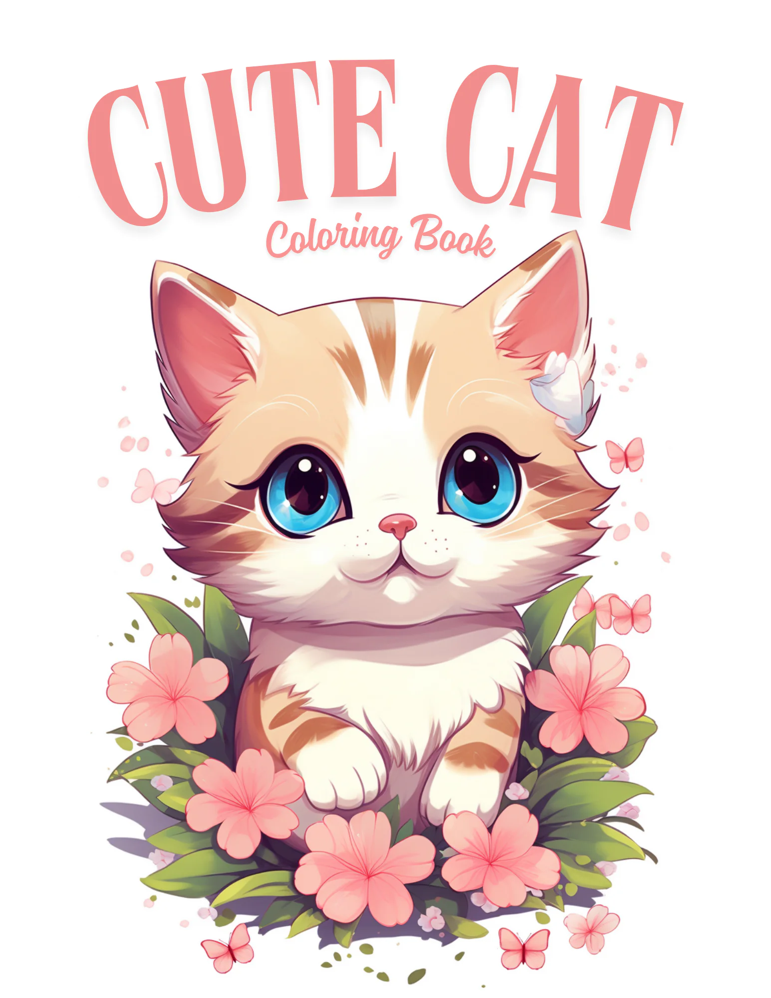 Cute Cat Coloring Book for Kids