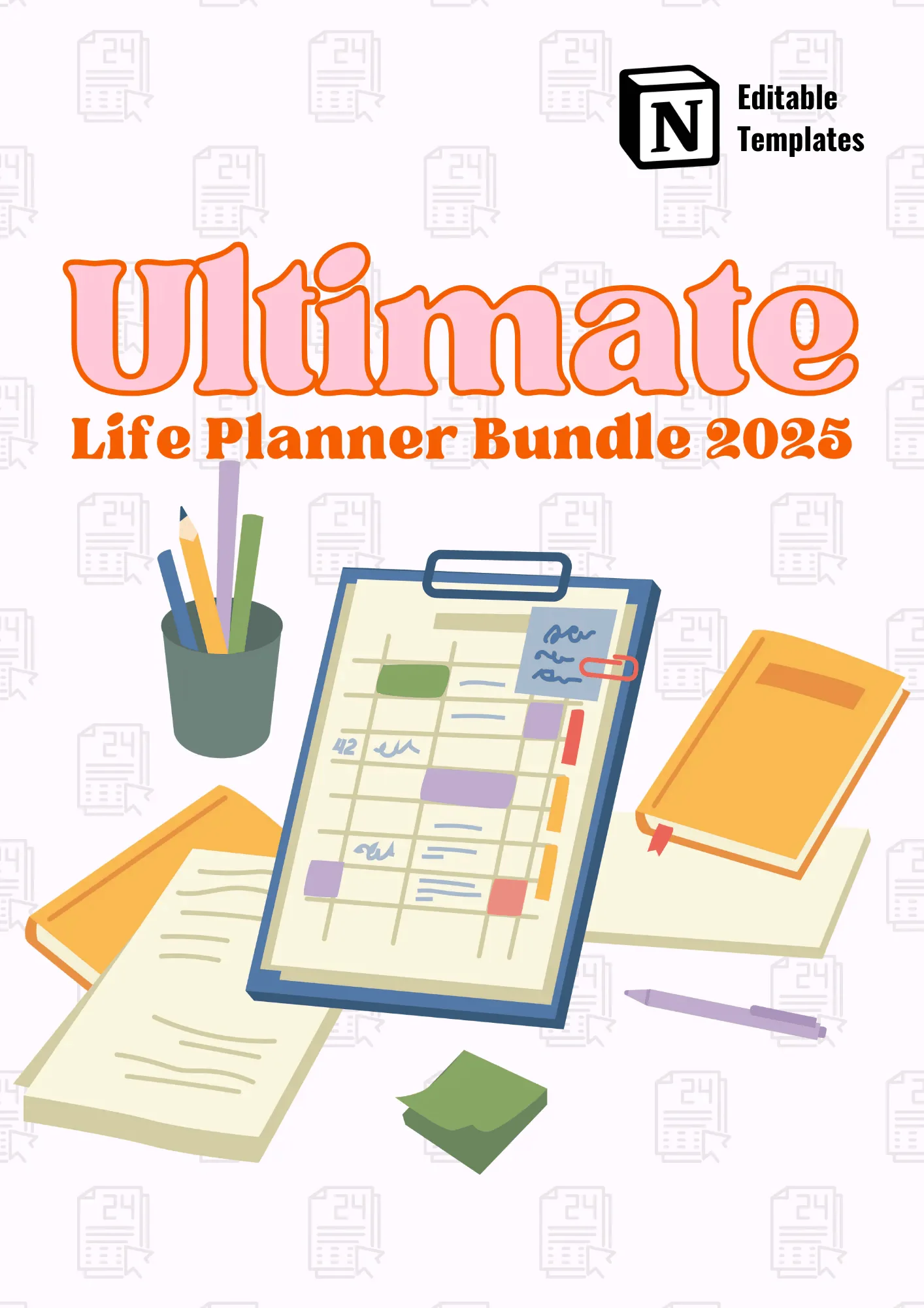 Notion Ultimate Life Planner Bundle 2025
