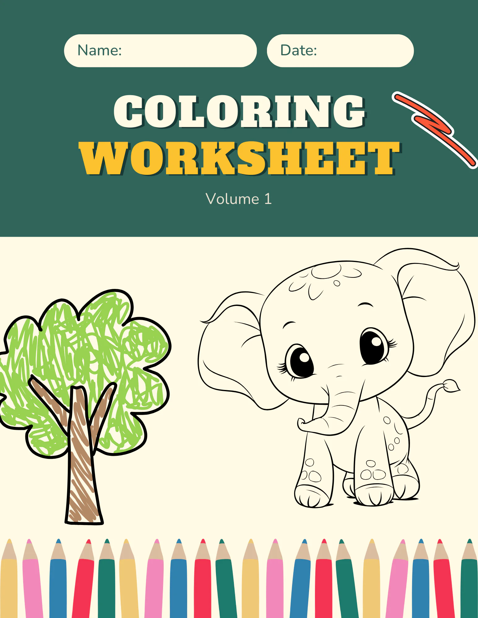 Color Your World: Creative Fun for Little Artists (Volume 1)