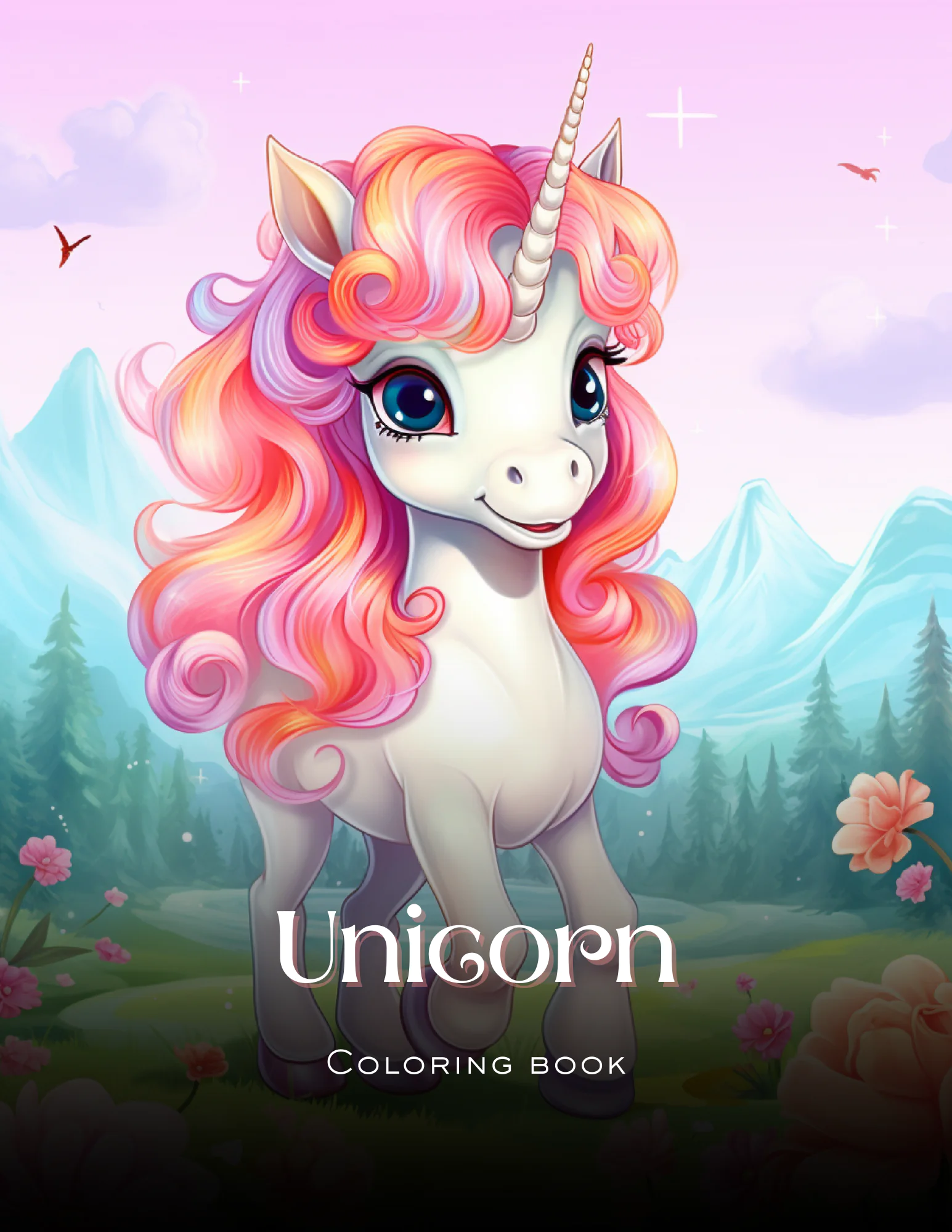 Unicorn Coloring Book