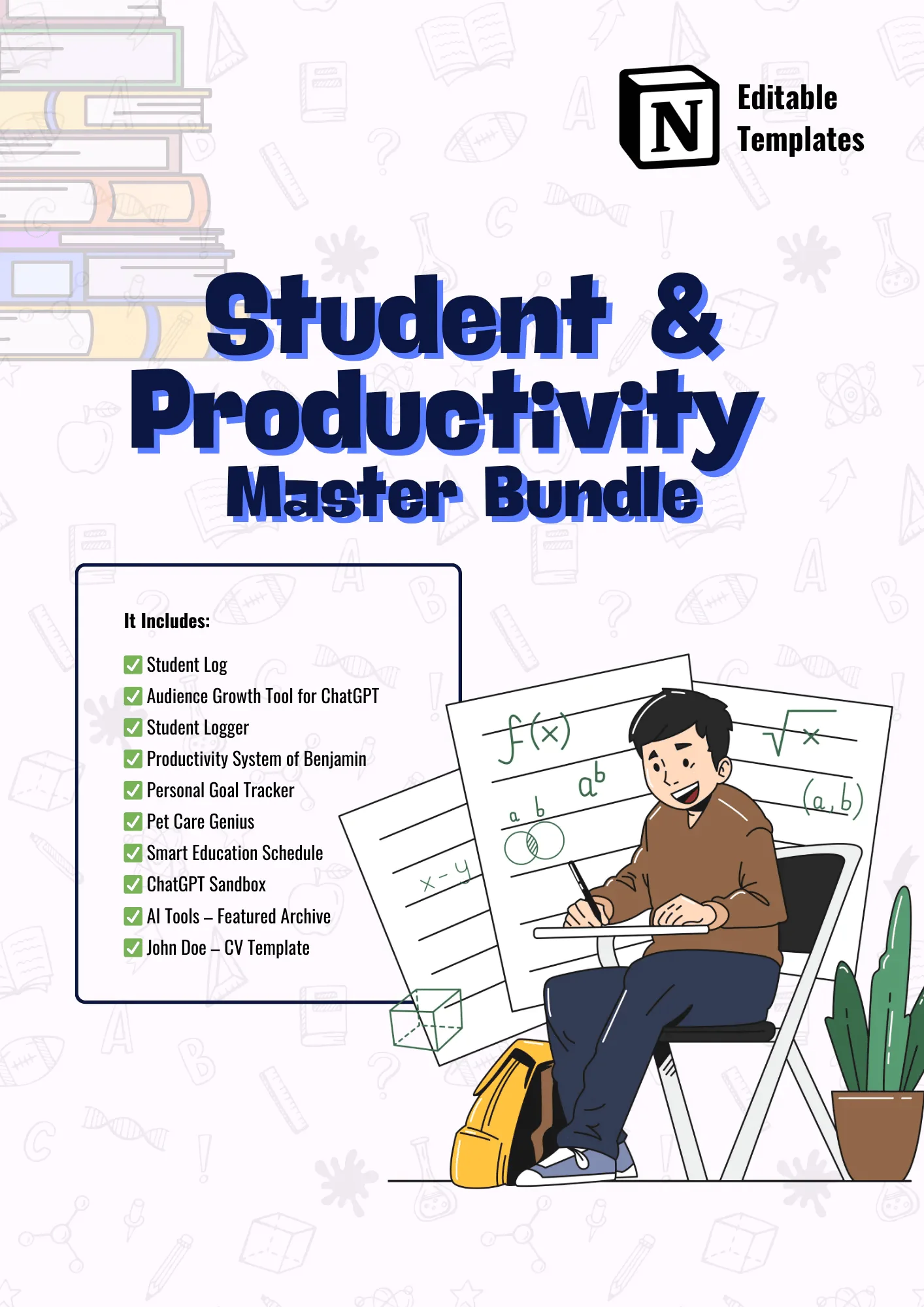 Notion Student & Productivity Master Bundle