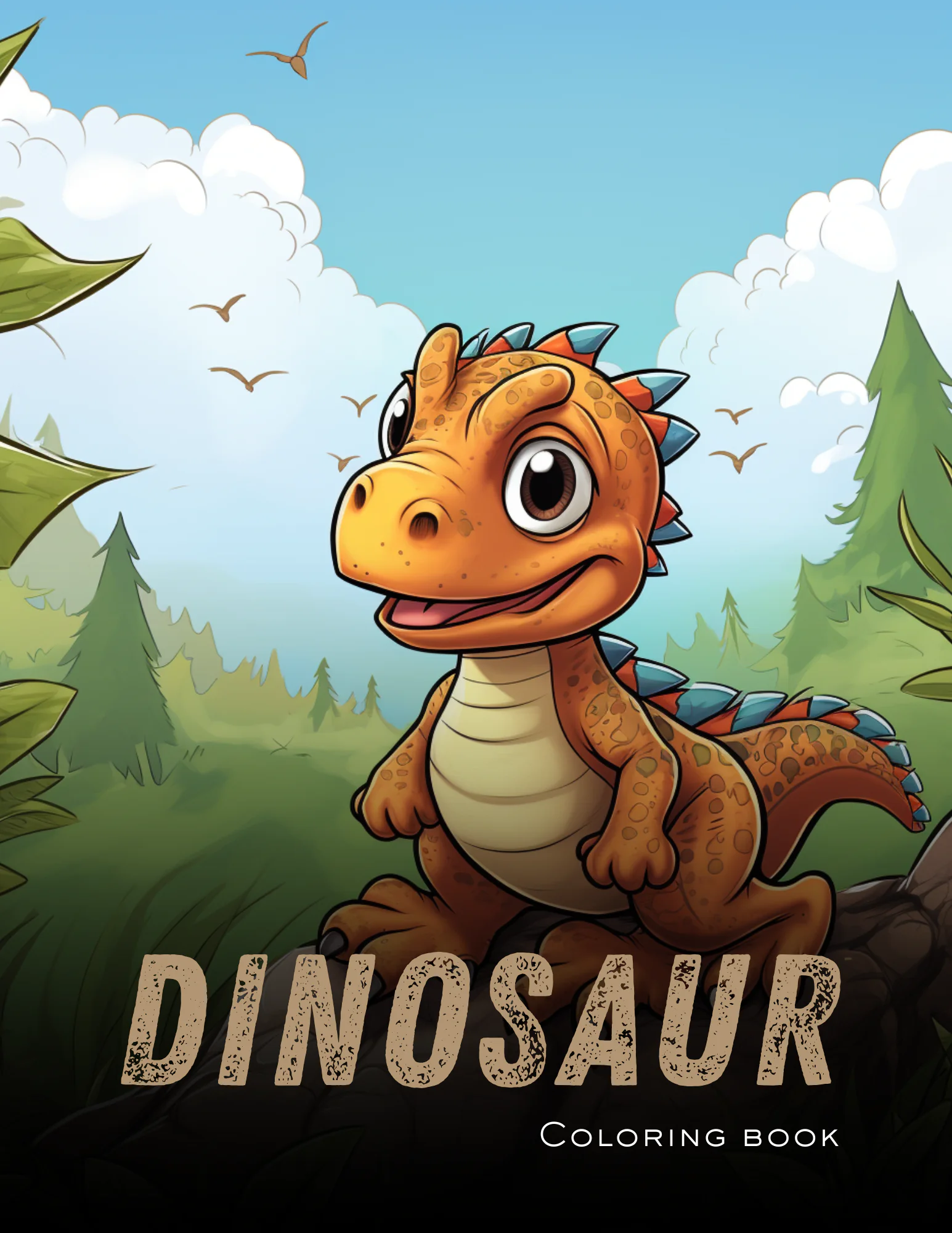 Dinosaur Coloring Book for Kids